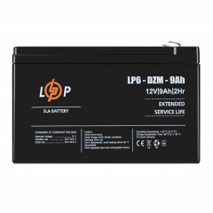 Тяговый свинцово-кислотный аккумулятор LogicPower 6-DZM-9 Ah (LP12654) Київ