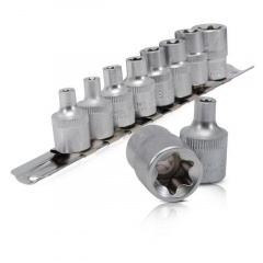 Набор головок TORX 8 ед, E5-E16, 3/8 INTERTOOL ET-6015 Киев