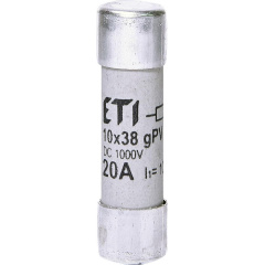 Предохранитель ETI 002625108 CH 10x38 gPV 20A 1000V (10kA) UL Чернигов