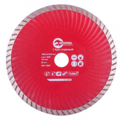 Диск отрезной Turbo, алмазный 180 мм, 22-24% INTERTOOL CT-2009 Київ