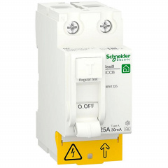Дифференциальное реле Schneider Electric Resi9 25A 2P 30mA А (R9R61225) Кропивницкий