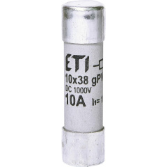 Предохранитель ETI 002625105 CH 10x38 gPV 10A 1000V (10kA) UL Львов