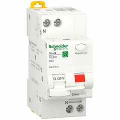 Дифференциальный автомат Schneider Electric Resi9 RCBO 40A C 1P+N 30mA АС 6kA (R9D25640) Черновцы