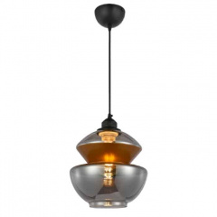 Светильник подвесной Horoz Electric HARMONY-2 60W титановый, медь (021-017-0002-010) Сміла