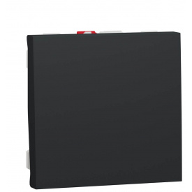 Одноклавишный выключатель Schneider Electric NU320154 (схема 1) 10А 2М (антрацит)