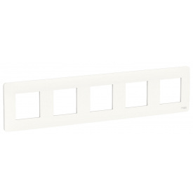 Пятипостовая рамка Schneider Electric NU201018 (белая)