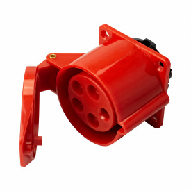 Штепсельное гнездо Horoz Electric с заземлением 32А (122-002-0008-010)