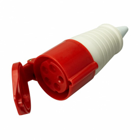 Штепсельное гнездо Horoz Electric с заземлением 16А (122-002-0003-010)