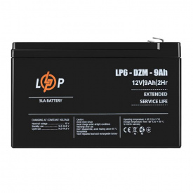 Тяговый свинцово-кислотный аккумулятор LogicPower 6-DZM-9 Ah (LP12654)