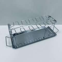 Подставка для приготовления куриных ножек A-Plus KF-0982 43,5х14,5 см Серебристый (23502) Хмельницкий