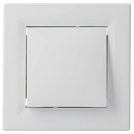 Выключатель 1-клавишный Schneider Electric Asfora белый (EPH0400121)