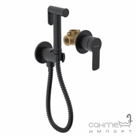 Гигиенический душ скрытого монтажа Volle Libra 1521.160104 de la noche матовый черный