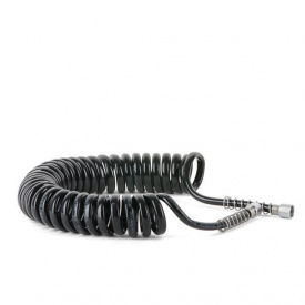 Шланг для аэрографа спиральный, полиуретан 6*4 мм, 3 м, 1/8-1/8 INTERTOOL PT-1750