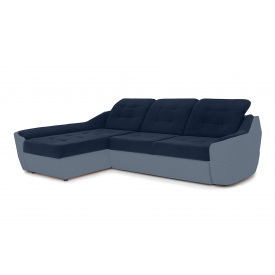 Кутовий диван Спейс АМ (270 × 180 см, синій з блакитним)