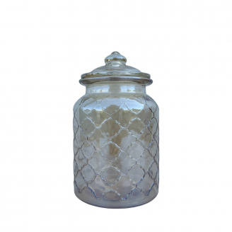 Банка для сыпучих с крышкой S&T 7088-16 стеклянная 1000 мл (23749)