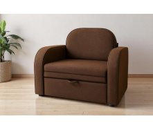 Кресло мягкое раскладное Tobi Sho Дрим рогожка Bahama Коричневый/45, 1040х850х730 мм