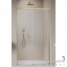 Душевая дверь в нишу Radaway Idea Brushed Gold DWJ 1300Lx2005 387017-99-01R золото браш/прозрачное стекло