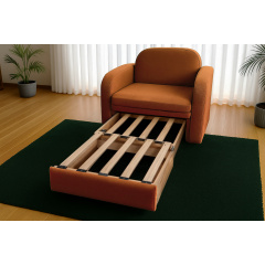 Кресло мягкое раскладное Tobi Sho Дрим рогожка Bahama Оранжевый/19, 1040х850х830 мм Черноморск