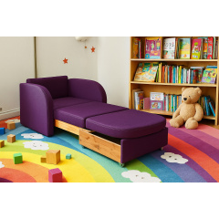 Кресло мягкое раскладное Tobi Sho Дрим рогожка Bahama Фиолетовый/47, 940х850х830 мм Херсон