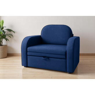 Кресло мягкое раскладное Tobi Sho Дрим рогожка Bahama Синий/30, 940х850х830 мм