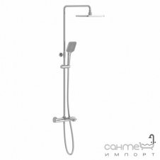 Душевая стойка с смесителем-термостатом и изливом Imprese Bilovec t048B00901SQ хром