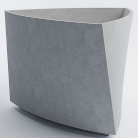 Цветочник бетонный Мадрид XL 97х130 см, уличный садовый