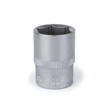 Головка торцева Polax автомобільна шестигранна 21 мм, 1/2", CrV (25-093)