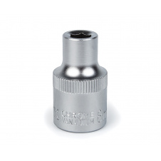 Головка торцева Polax автомобільна шестигранна 8 мм, 1/2", CrV (25-082)