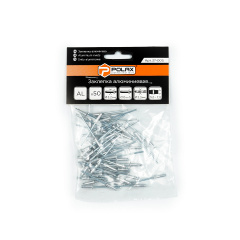 Заклепки вытяжные алюминиевые 3,2 х 10 мм Polax (37-005) Косов