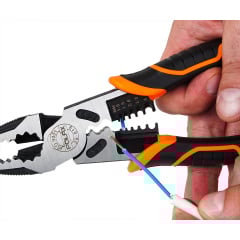 Плоскогубці - пасатижі універсальні Polax зі знімачами ізоляції 225 мм (35-019) Покровськ