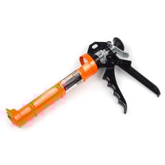 Пистолет для герметика полузакрытый с трещоткой Polax (26-006) Красноград