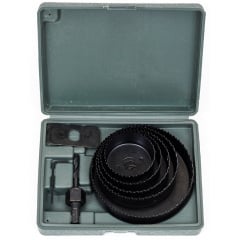 Набор корончатых фрез по дереву и гипсокартону Polax 5 ед 64/76/89/102/127 мм (41-001) Чортков