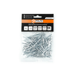 Заклепки витяжні алюмінієві 4 х 16 мм Polax (37-012) Южноукраїнськ