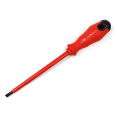 Викрутка діелектрична шліцева плоска SL6x150mm, CrV Polax (51-027) Дніпро