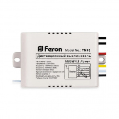 Вимикач дистанційний Feron TM76 1000W White Дзензелівка