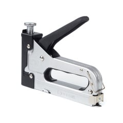 Степлер будівельний з регулюванням сили удару Polax 4-14 мм 100 скоб (24-005) Київ