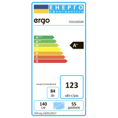 Телевізор ERGO 55GUS6500 55" (55GUS6500) Краматорськ