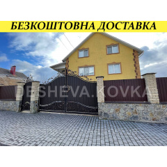 Кованые ворота из профнастила Код: А-01214 Сумы