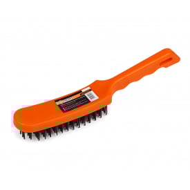 Щетка по металлу ручная Polax 6 рядная (27-007)