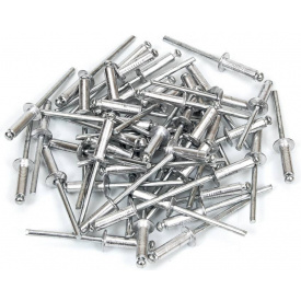 Заклепки алюмінієві витяжні Polax 4,8 х 12,5 мм 50 шт (37-017)