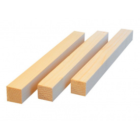 Рейка суха 80x80x3000 мм стругана дерев`яна, смерека