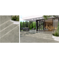 Плитка Cersanit GPTU 607 LIGHT GREY STEPTREAD KAPINOS сходинка 8х598х318 мм Хмельницький