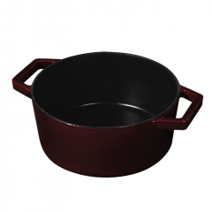 Кастрюля чугунная 24 см 4,35 л Berlinger Haus Metallic Line Burgundy Edition (BH-6497) Умань