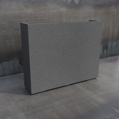 Вазон бетонный Барселона L 80x100x25 см, уличный садовый Коростень
