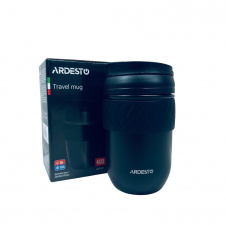 Термочашка из нержавеющей стали Ardesto Cosy AR2640BT 400 мл Черный (23734)