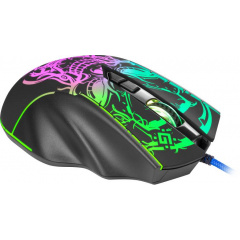 Миша Defender Bulletstorm GM-928 7 кнопок 7200 dpi Чорний (52928) Запоріжжя