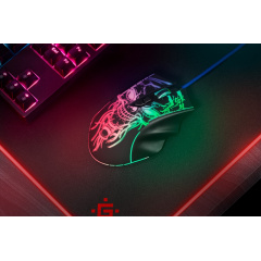 Миша Defender Bulletstorm GM-928 7 кнопок 7200 dpi Чорний (52928) Запоріжжя
