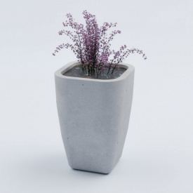 Вазон бетонный Фаро S 40x28x28 см, уличный садовый