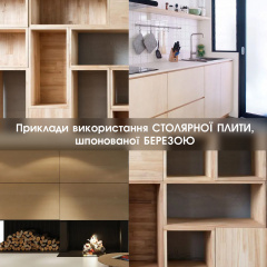 Стоолярная плита, шпонированная сейбой, 13 мм, 1,25х2,50 м, 1/1 сорт / 3,66 кв.м. Вознесенск