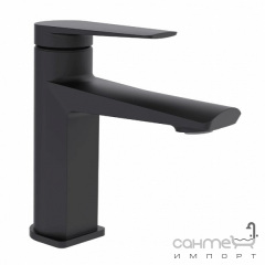 Смеситель для раковины Аква Родос Valencia 02 Black Matte матовый черный Киев